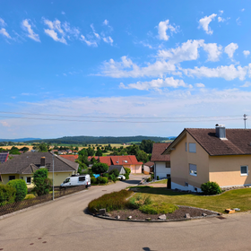 Aussicht vom Balkon EG
