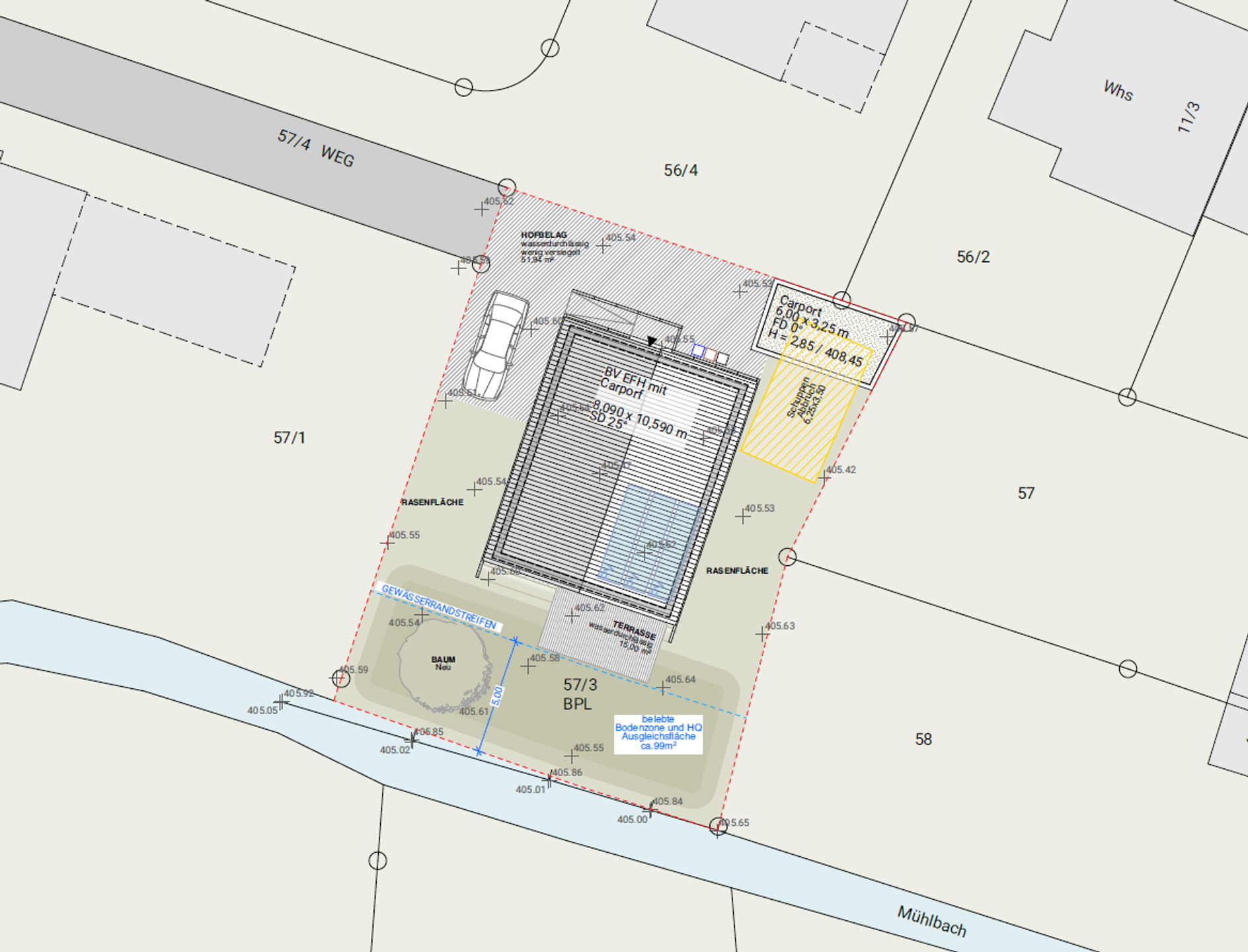 Freiflächenplan