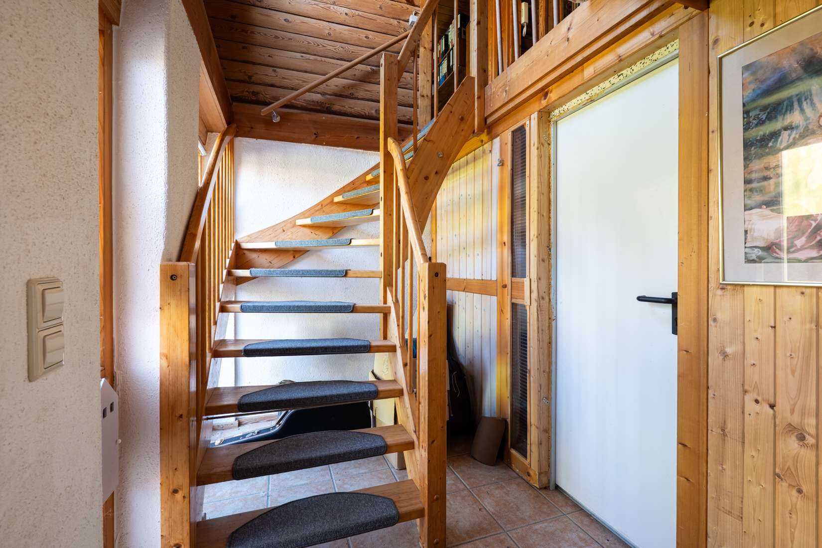 Treppenaufgang im Haus