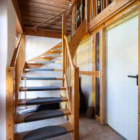 Treppenaufgang im Haus