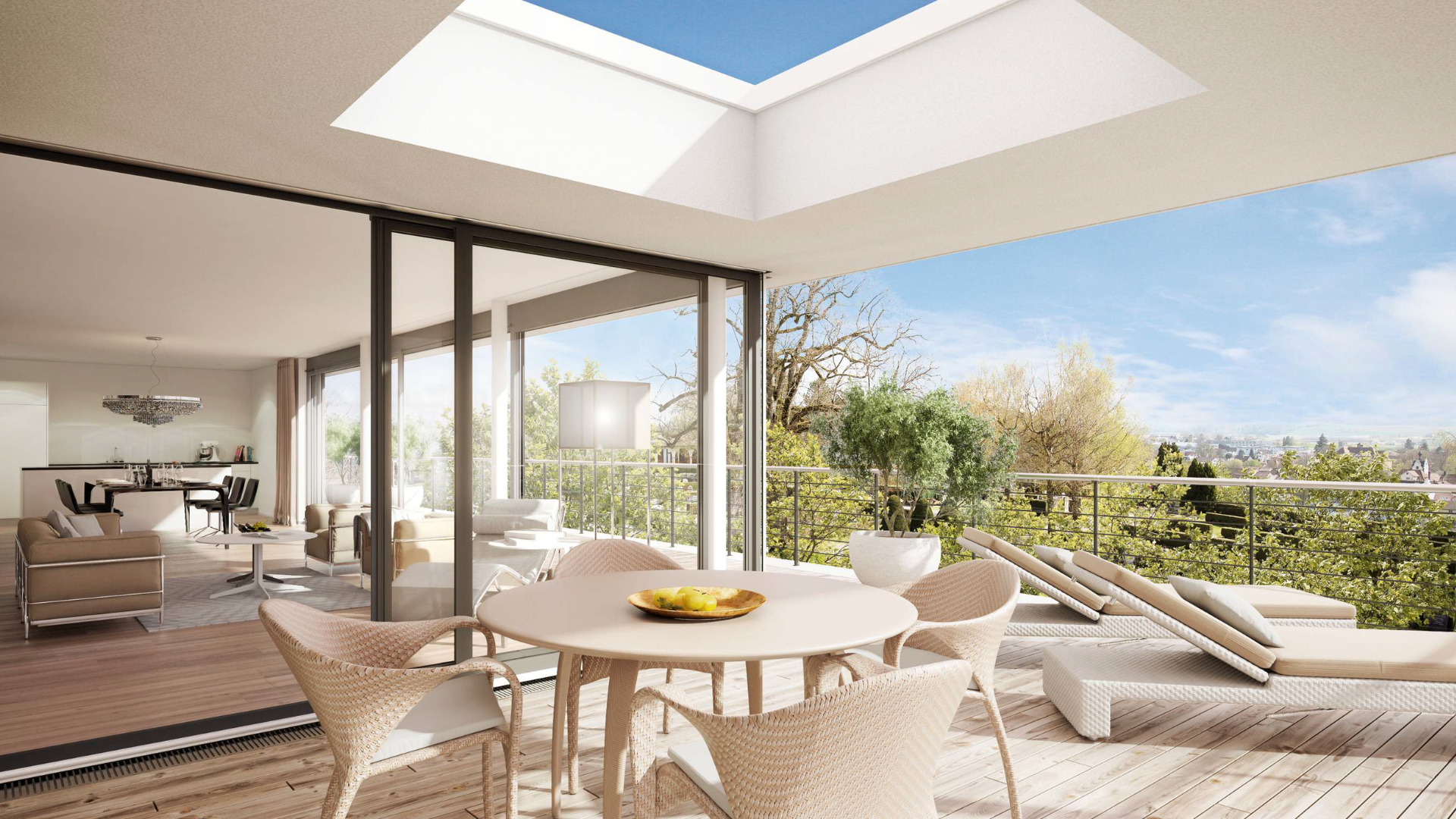 Visualisierung Balkon