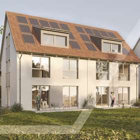 Hausansicht Garten