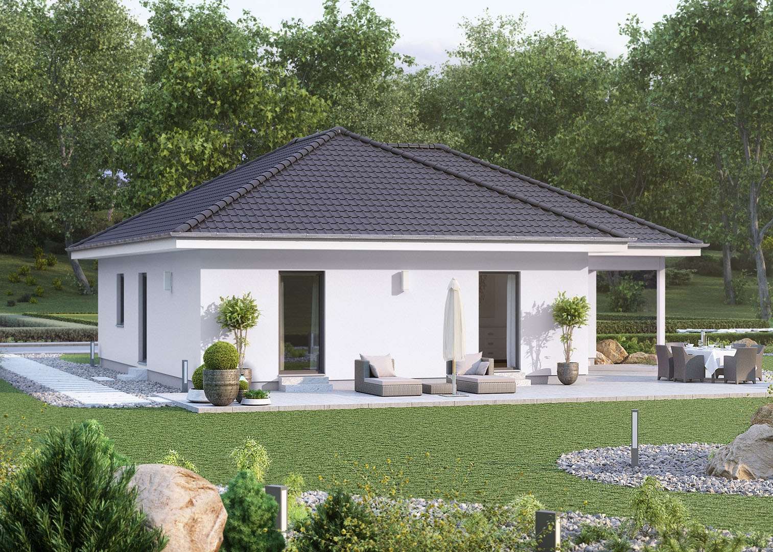 1000qm Grün, 138qm Haus – Feierabend im eigenen Garten – Bild 4