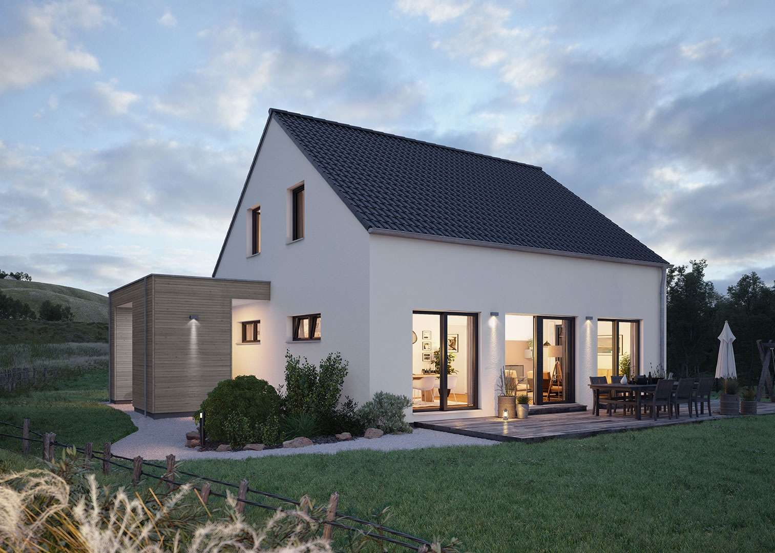 kein Reihenhaus-Gefühl: 162qm Haus auf 1218qm eigenem Grund