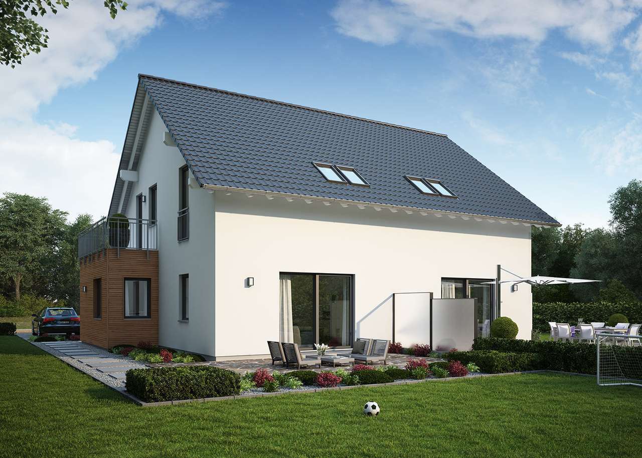 zwei Familien ein Haus
