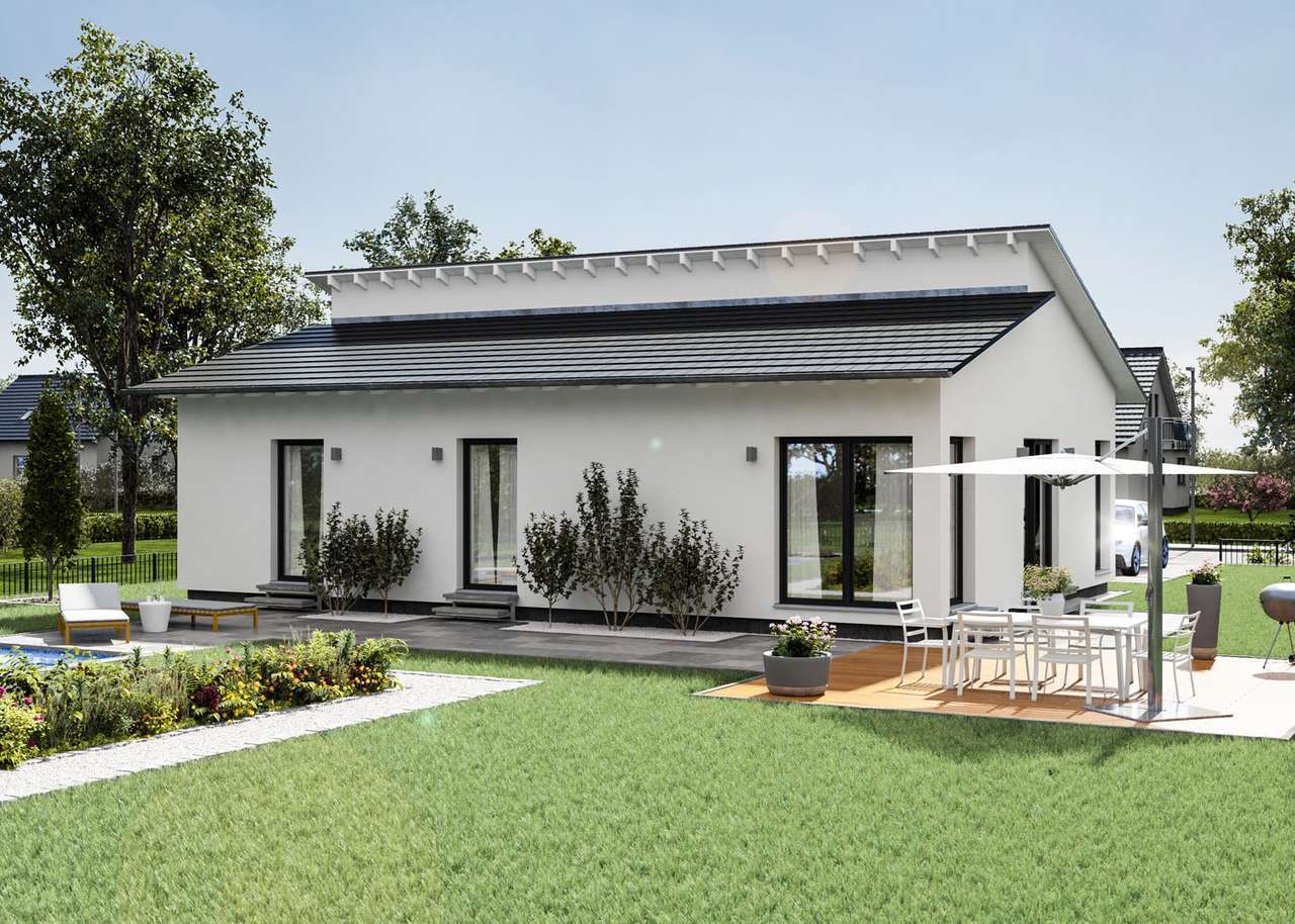 Bungalow: stylisches Dach und praktischer Grundriss – Bild 3