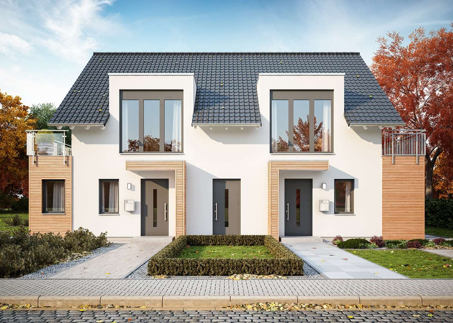 Doppelhaushälfte bauen – Bild 2