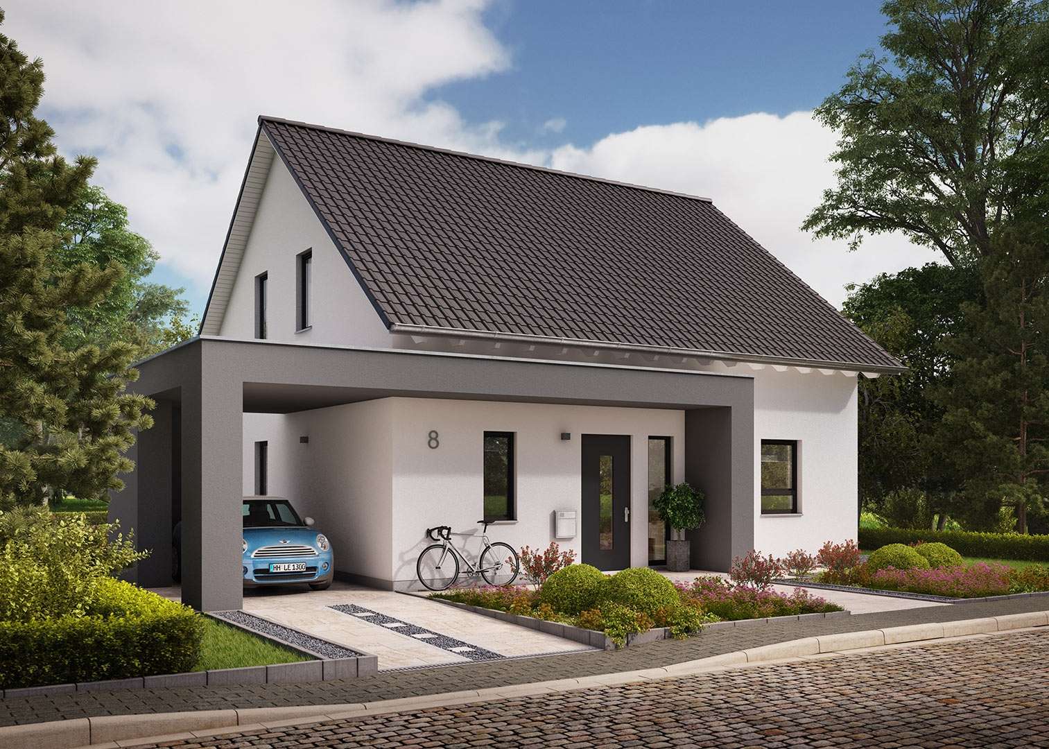 Haus: technisch fertig & Grundstück – Bild 4