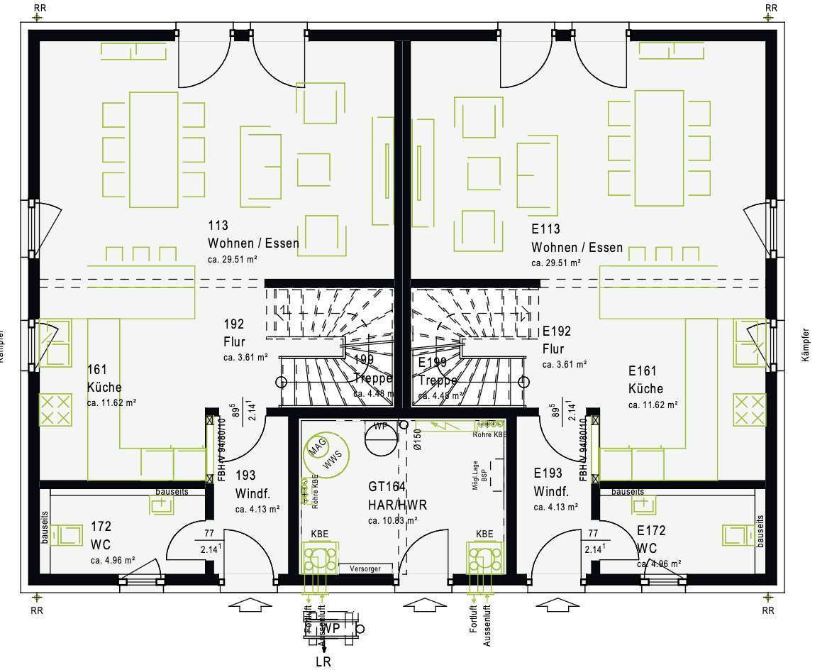 120m² Doppelhaushälfte mit Garten – Bild 5