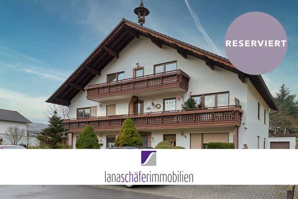Zeltingen-Rachtig: 3-Zi.-Wohnung mit Moselblick und Garage