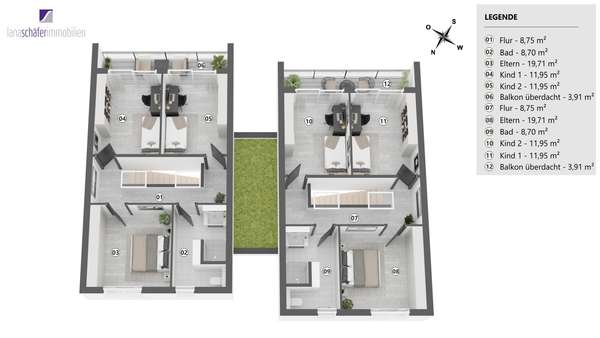 Leiwen: Neubauprojekt - Doppelhaushälfte mit Carport und Garten