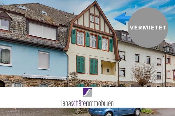 Bernkastel-Kues: 5-Zi.-Altbauwohnung mit Balkon in zentraler Lage