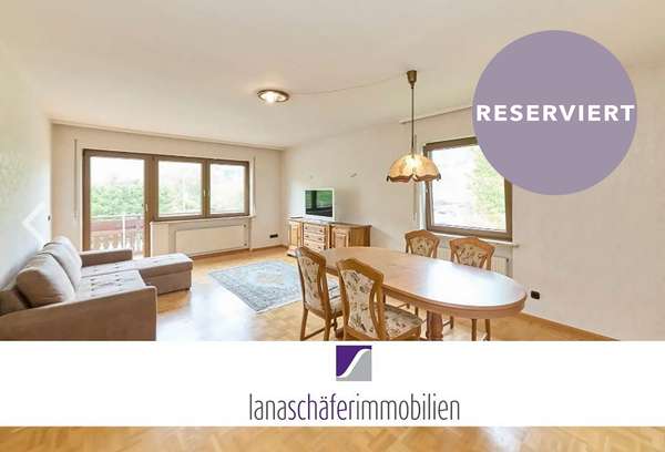 Zeltingen-Rachtig: 3-Zi-Wohnung mit Garage und Moselblick