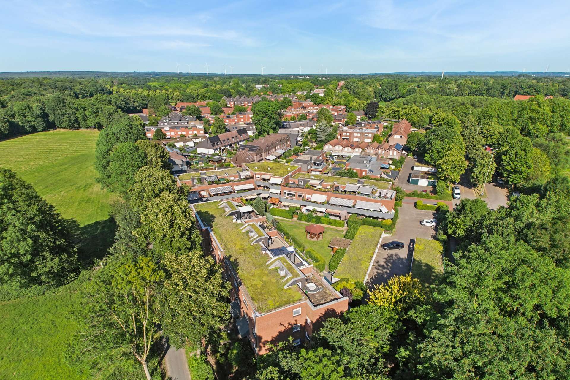 Vier-Zimmer-Wohnung mit Garage, großem Balkon und modernisiertem Bad in ruhiger Siedlung in Dorsten – Ansicht 23