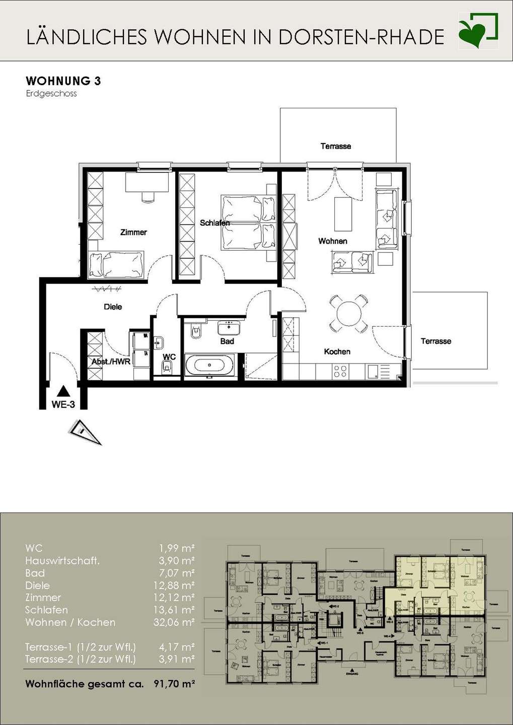 Grundriss WE3