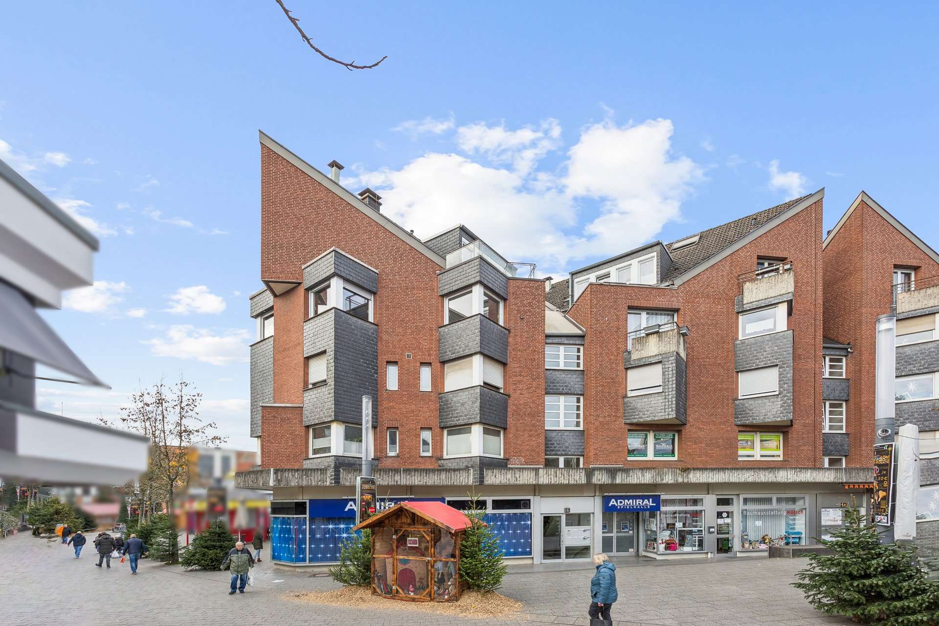 Zentrale Zwei-Zimmer-Wohnung im Herzen der Innenstadt mit Aufzug und modernem Duschbad in Witten – Ansicht 2