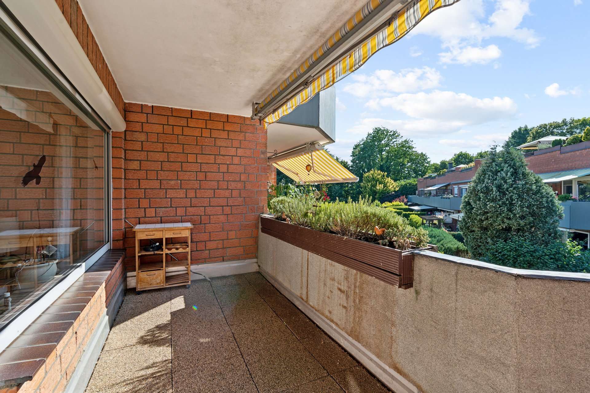 Vier-Zimmer-Wohnung mit Garage, großem Balkon und modernisiertem Bad in ruhiger Siedlung in Dorsten – Ansicht 7