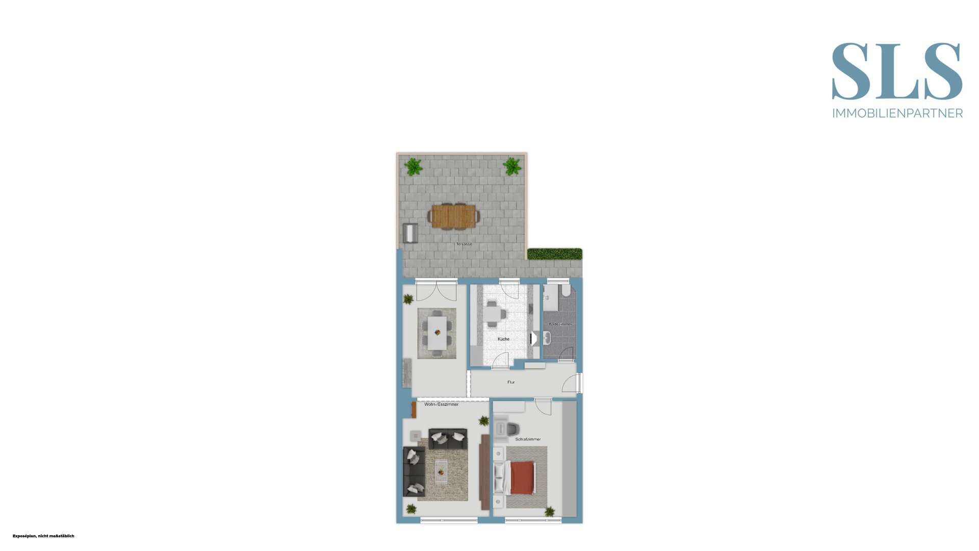 Grundriss-Skizze - 1. Obergeschoss