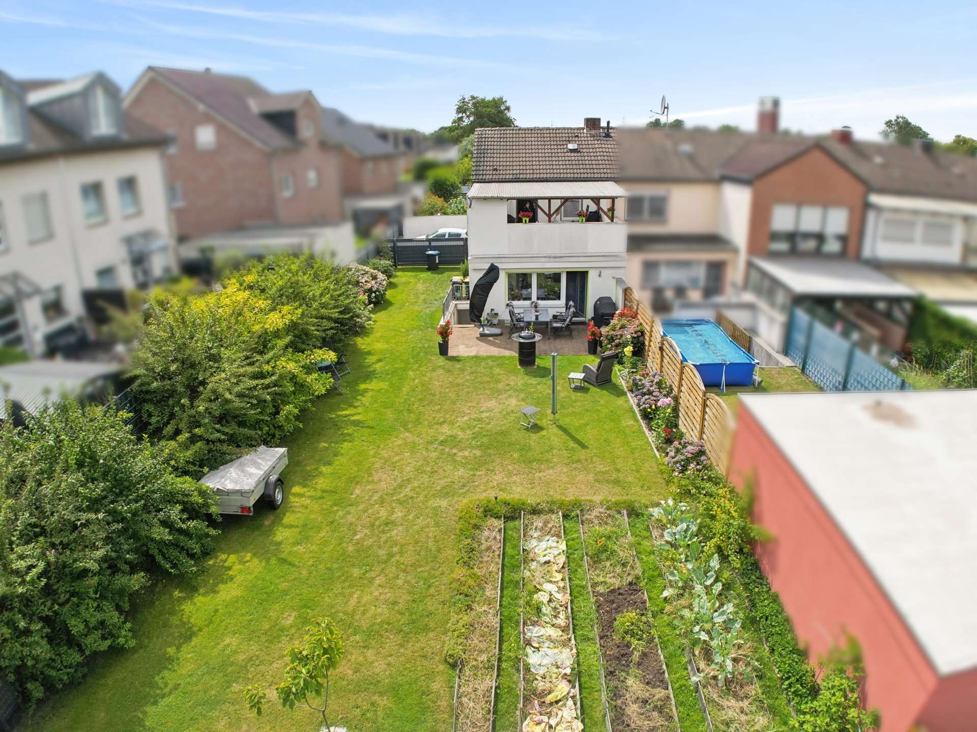 Charmantes Reihenendhaus mit Traumgarten und zwei Sonnenterrassen in Sackgasse in Marl – Ansicht 24