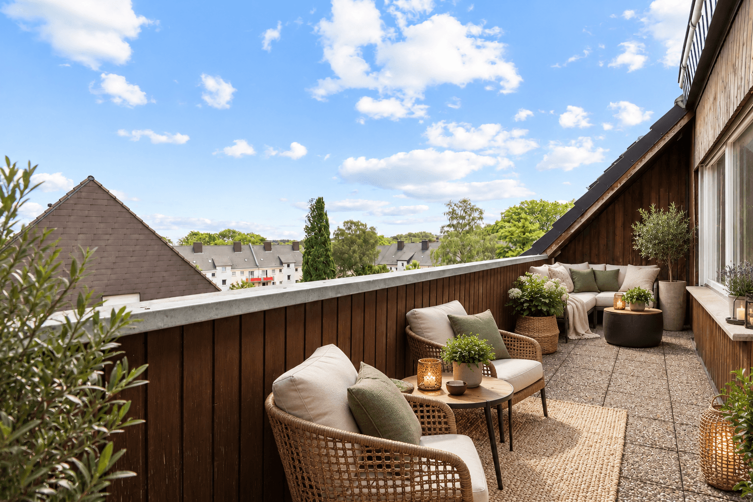 Dachgeschosswohnung mit großzügigem Balkon und viel Gestaltungspotenzial