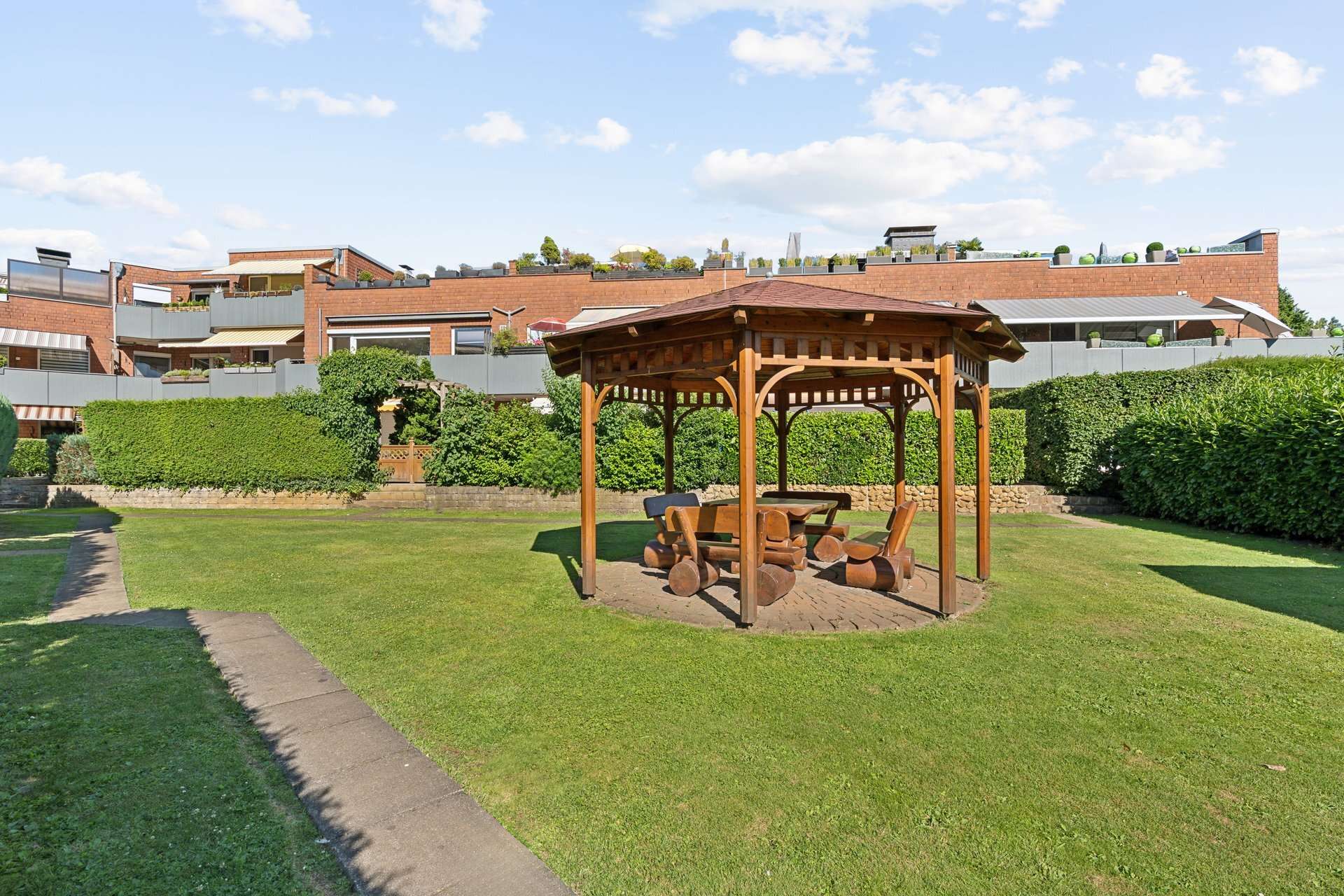 Vier-Zimmer-Wohnung mit Garage, großem Balkon und modernisiertem Bad in ruhiger Siedlung in Dorsten – Ansicht 18