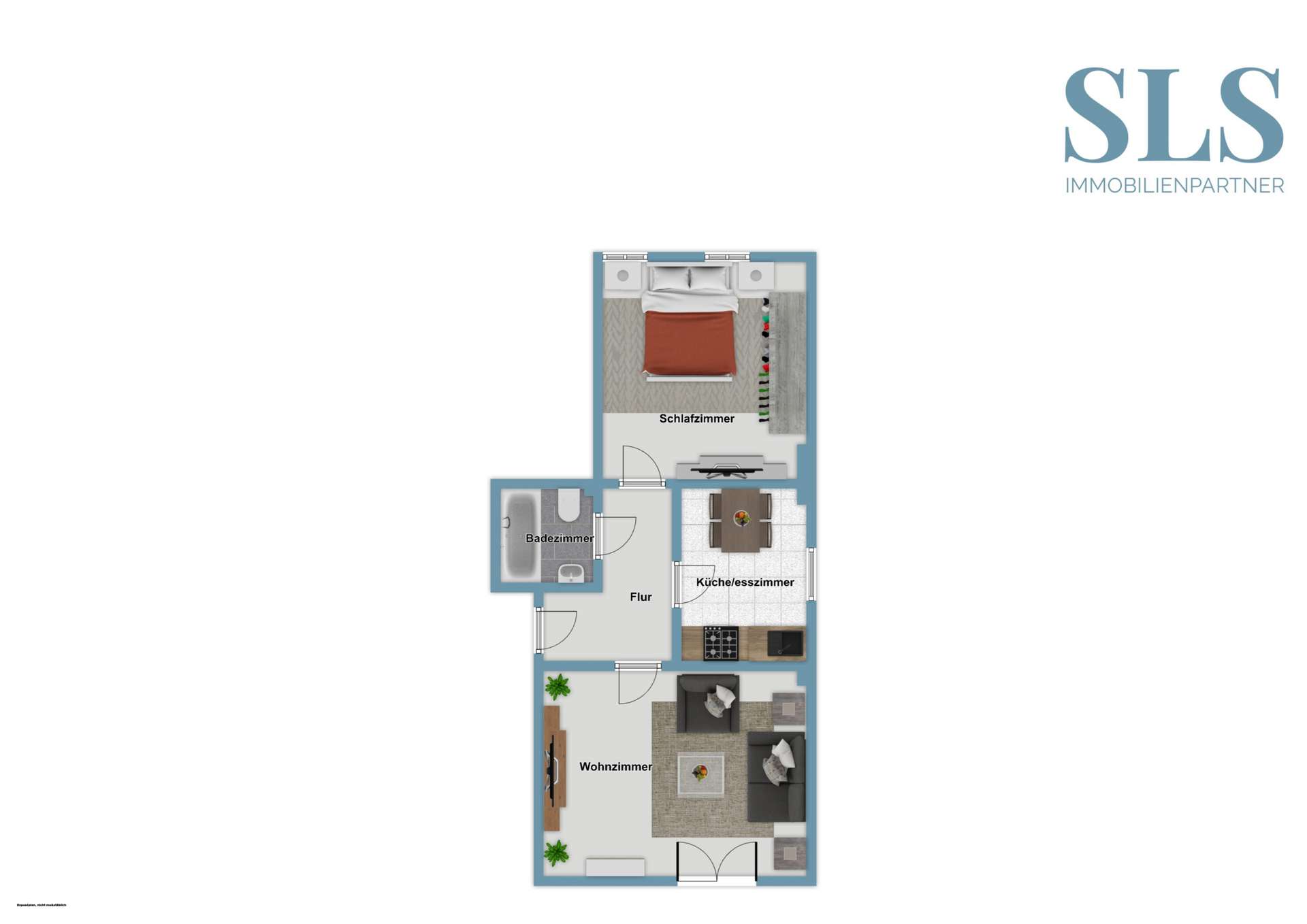 2. Obergeschoss-Wohnung rechts