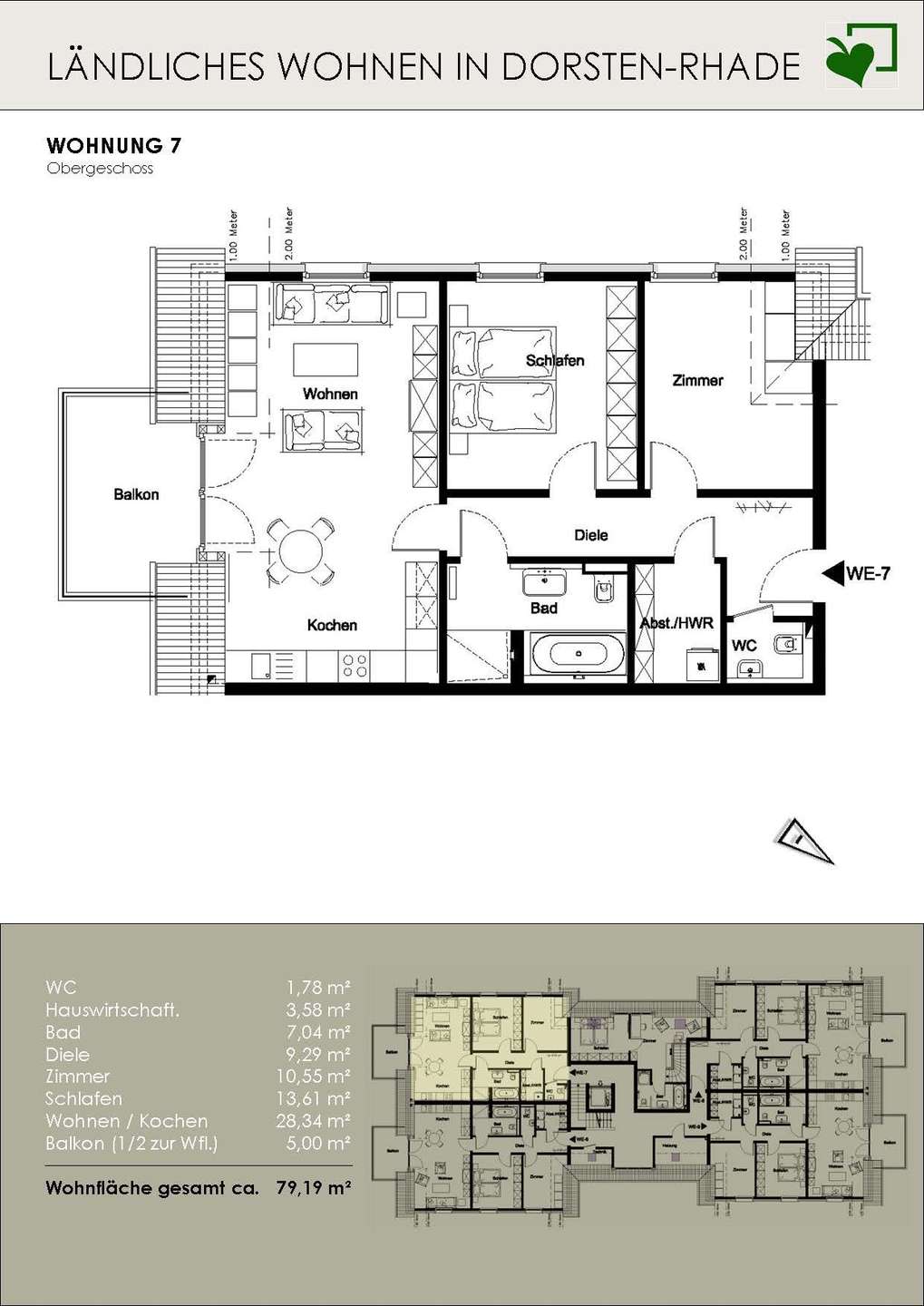 Grundriss WE7
