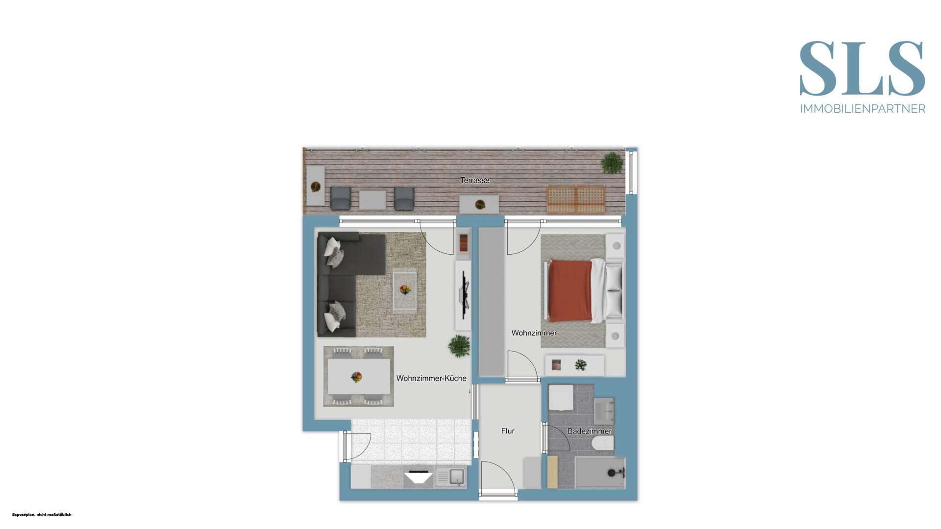 Modernisiert. Ruhig gelegen. Sofort wohlfühlen – Stilvolle 2-Zimmer-Wohnung mit hübscher Loggia in Mönchengladbach – Ansicht 12