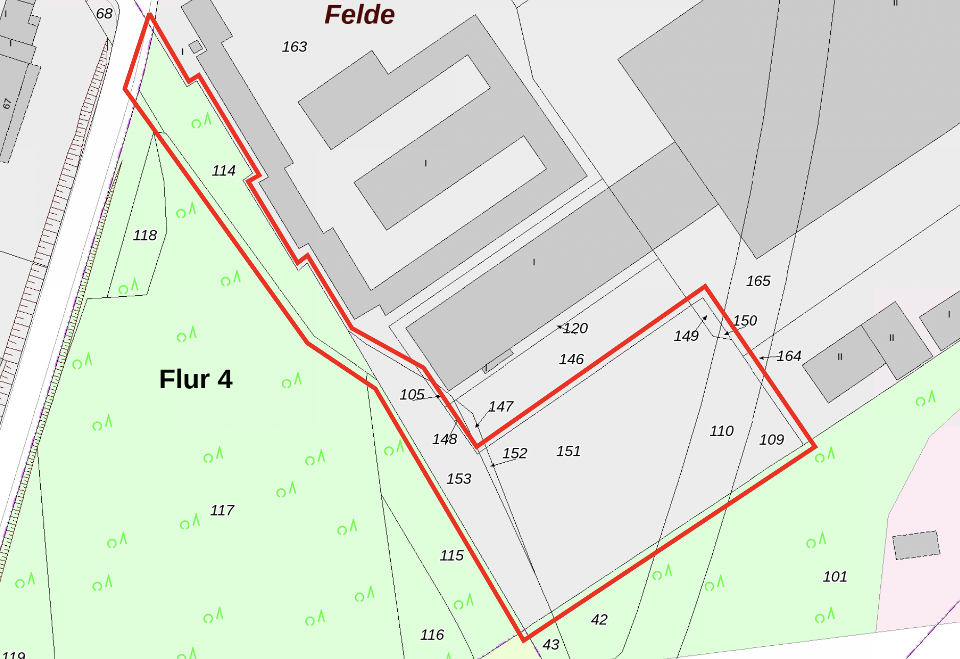 Baugrund für Produktion, Lager, Verwaltung – B-Plan Nr. 784 und 1,9 km zur A43 Bochum-Riemke in Bochum – Ansicht 2