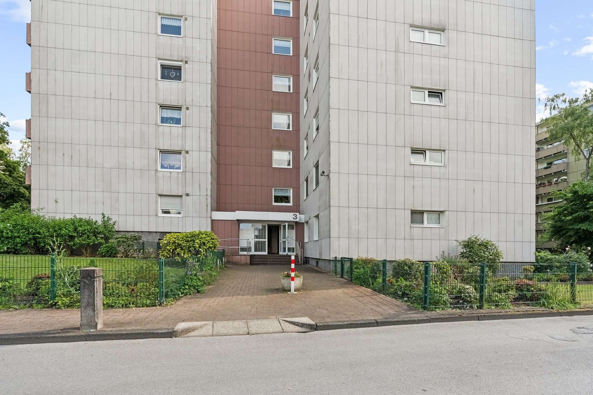 Ruhige Erdgeschosswohnung mit Rampe, Gartenblick und großem Balkon in gepflegter Wohnanlage in Gladbeck – Ansicht 16