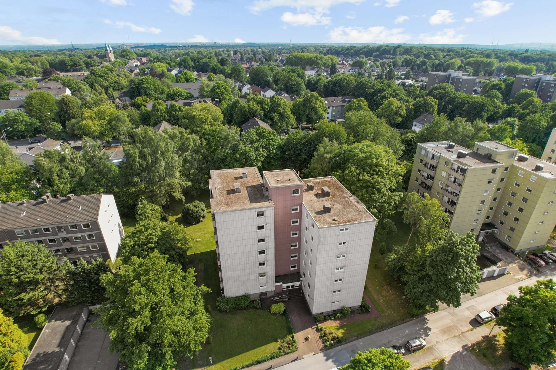 Ruhige Erdgeschosswohnung mit Rampe, Gartenblick und großem Balkon in gepflegter Wohnanlage in Gladbeck – Ansicht 20