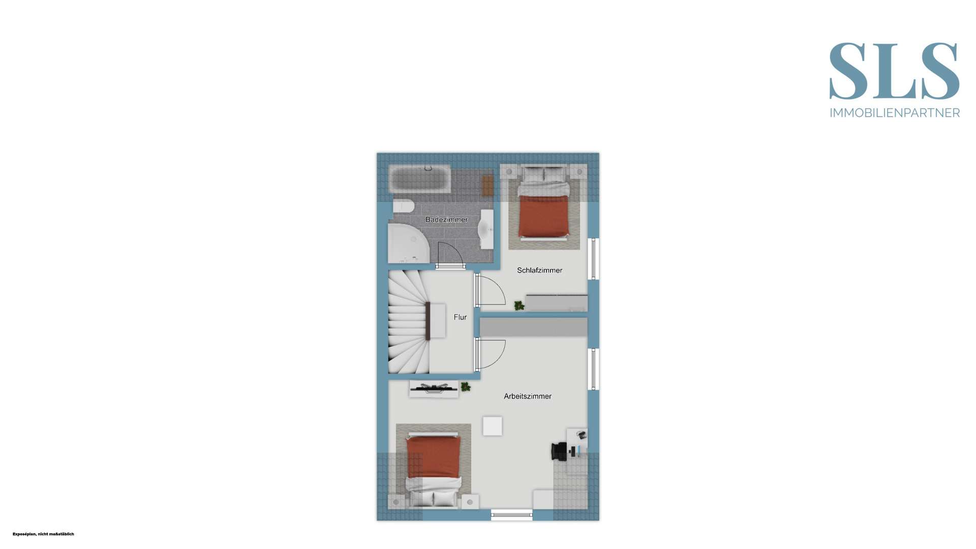 1. Obergeschoss Grundrissskizze