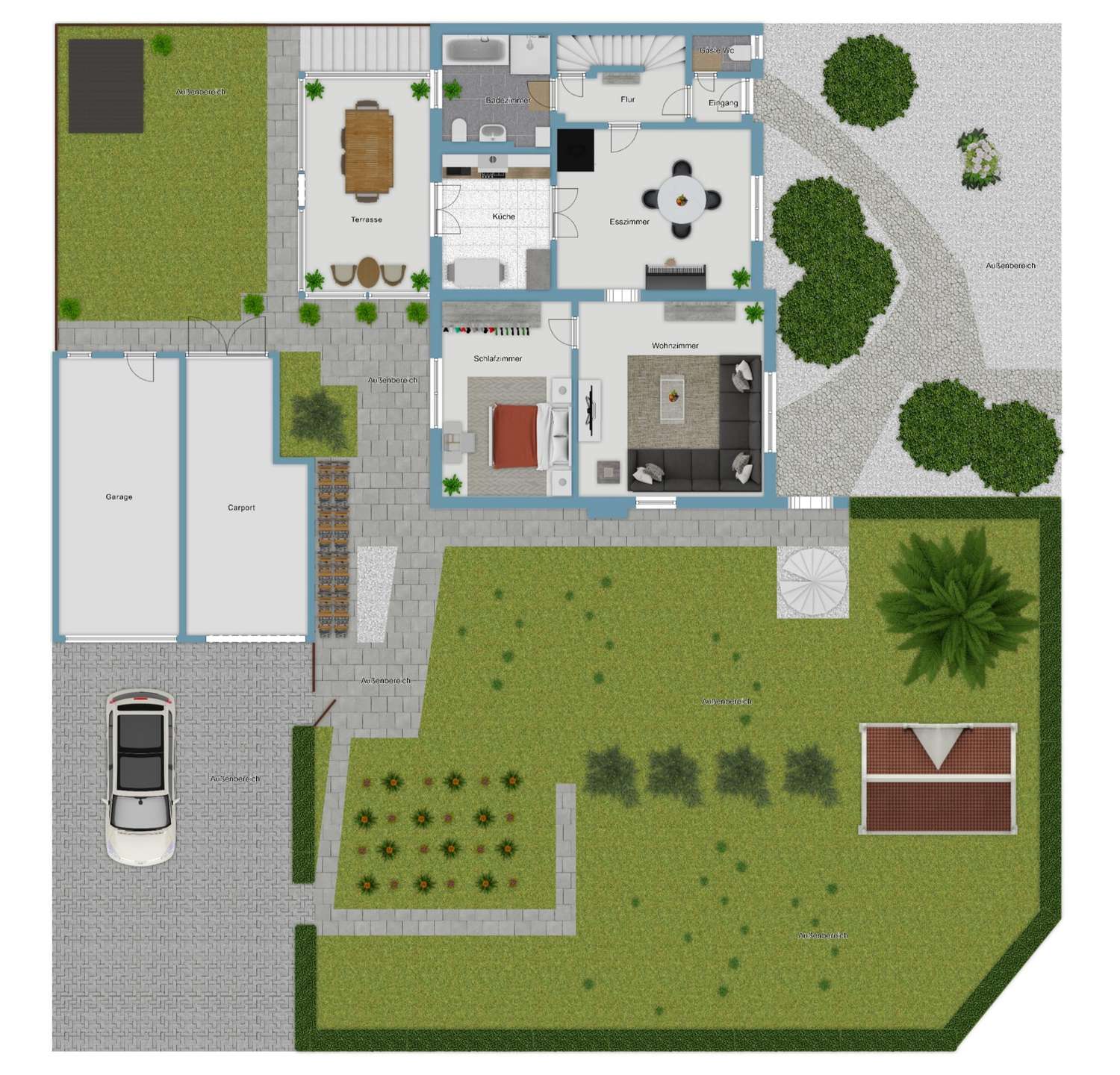 Lageplan-Skizze