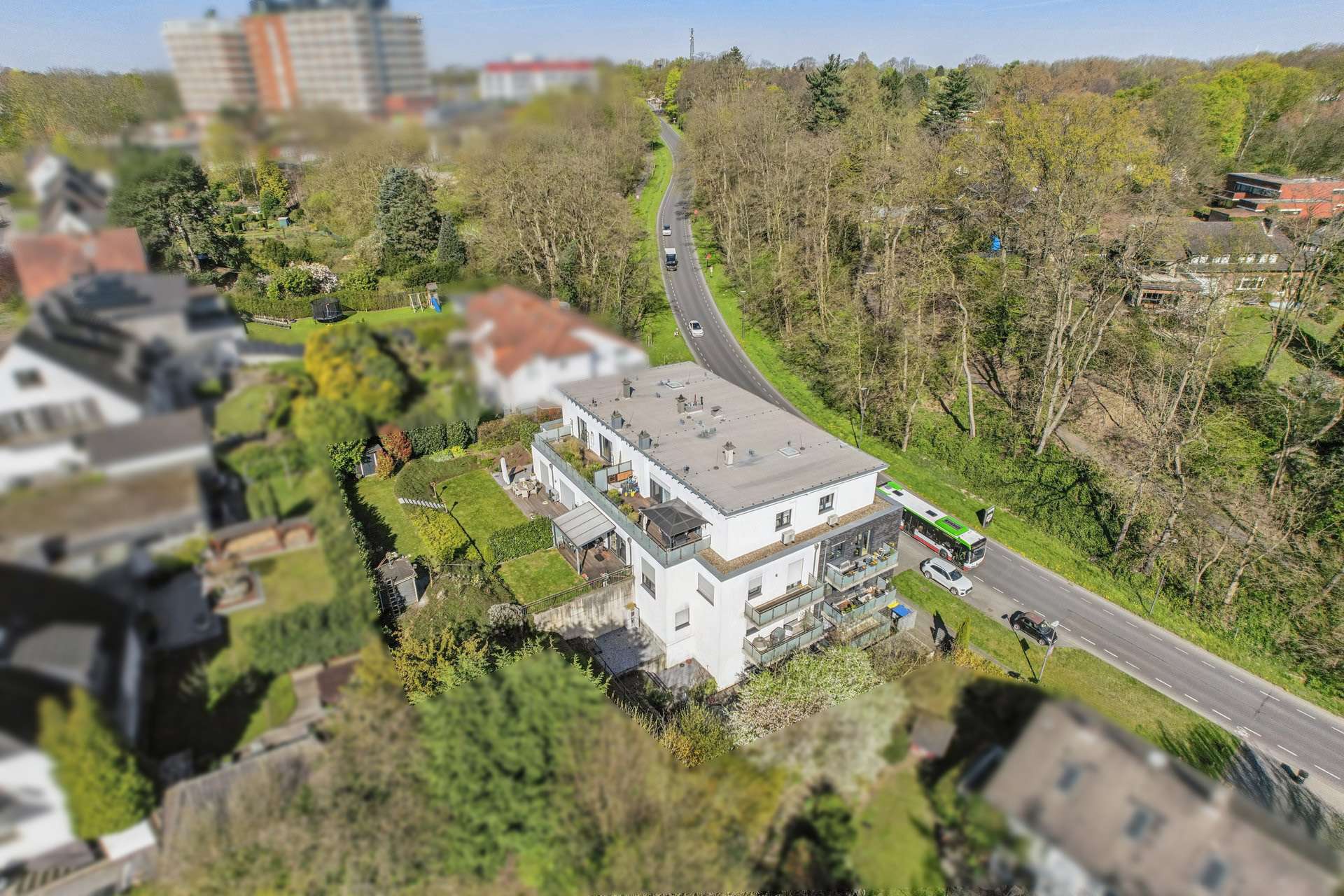 Repräsentative Eigentumswohnung mit Balkon, Terrasse und Tiefgarage direkt am Rosengarten in Recklinghausen – Ansicht 23