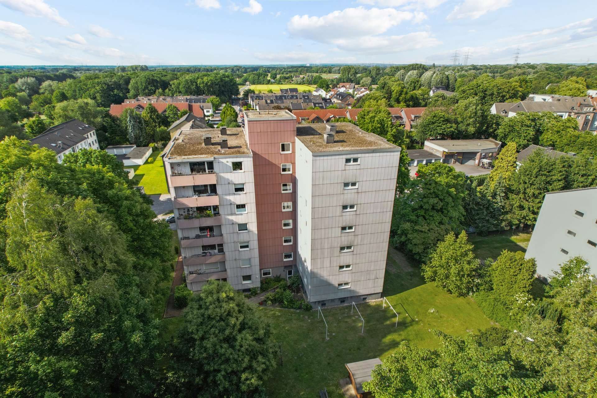Ruhige Erdgeschosswohnung mit Rampe, Gartenblick und großem Balkon in gepflegter Wohnanlage in Gladbeck – Ansicht 21