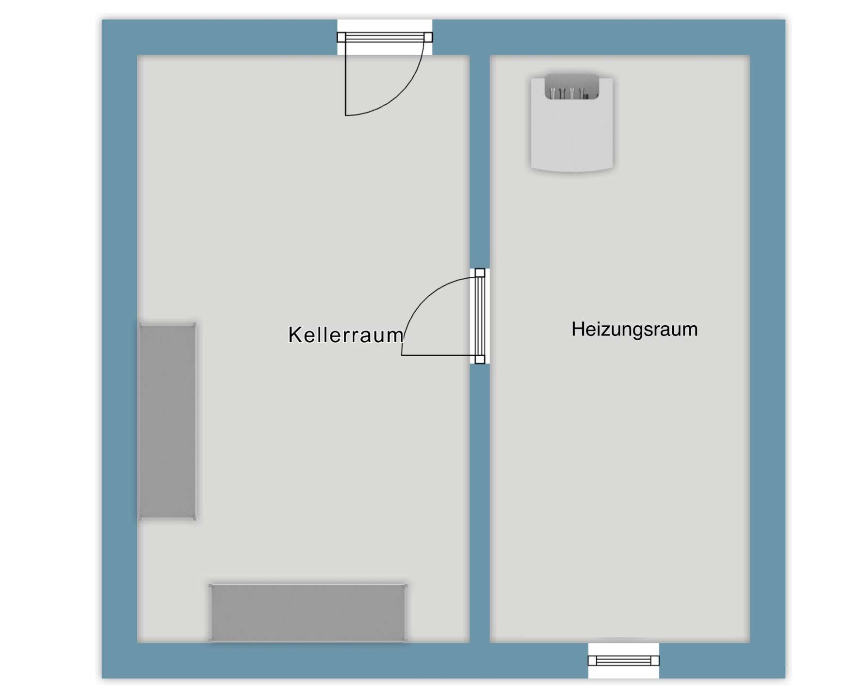 Grundriss-Skizze KG