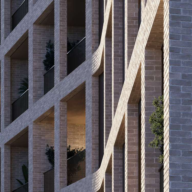 Square fassadendetail