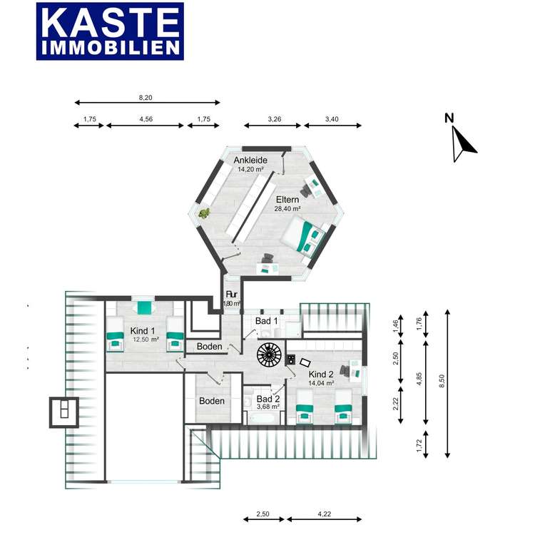 Grundriss Variante OG