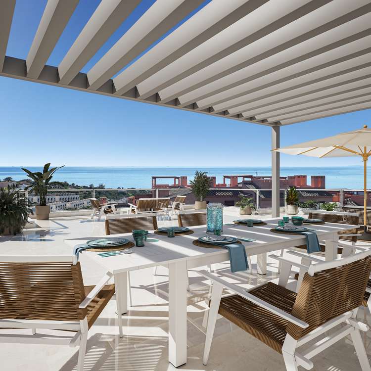 Square dachterrasse