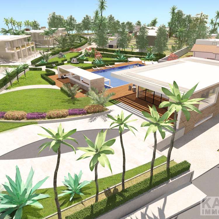 Hotelanlage mit Pool