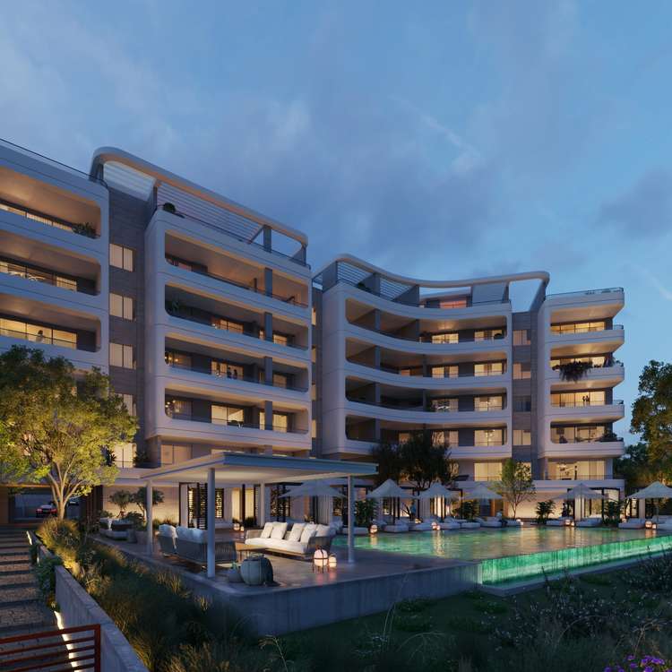 Square poolbereich%20am%20abend