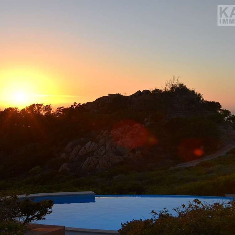 Immobilien Sardinien Sonnenuntergang