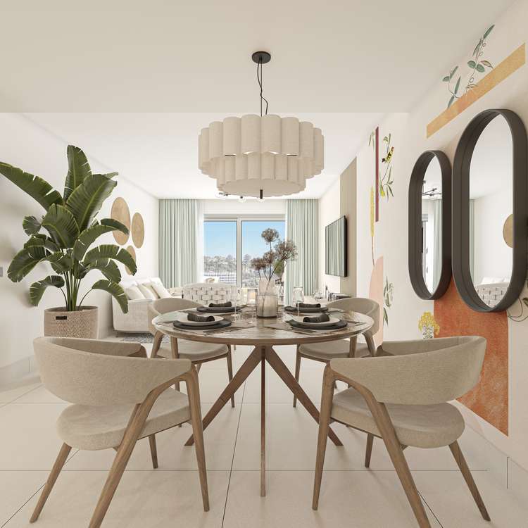 Square esszimmer