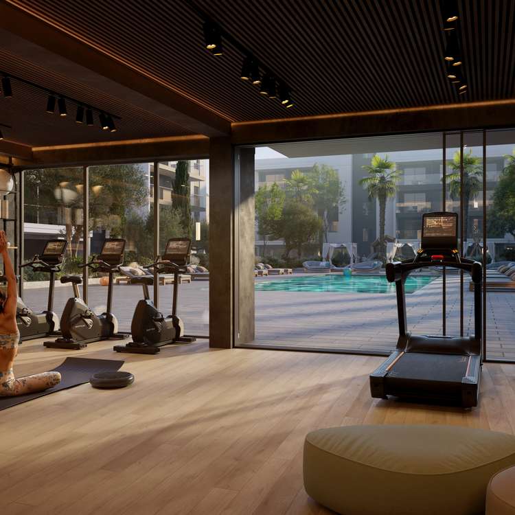 Square fitnessbereich