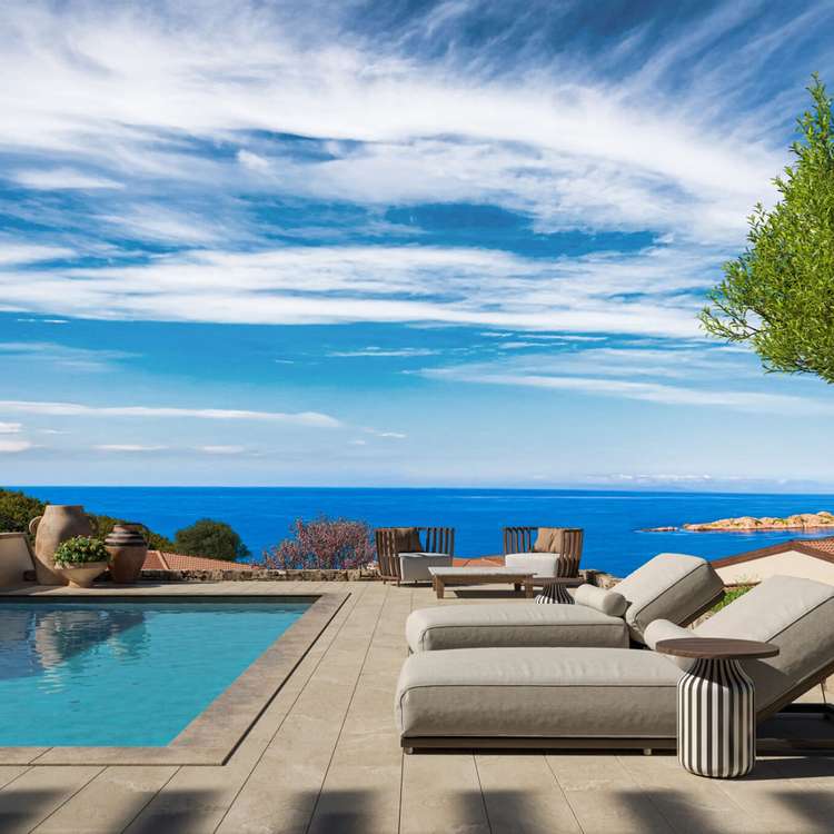 Pool mit Meerblick