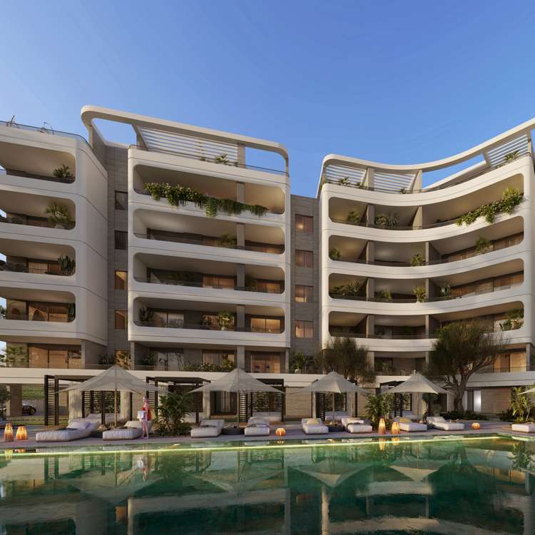 Square poolterrasse%20in%20der%20dammerung