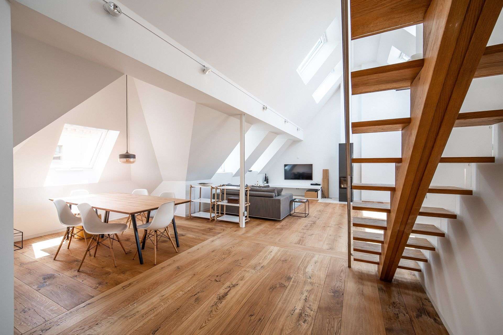 Blick ins Wohnzimmer