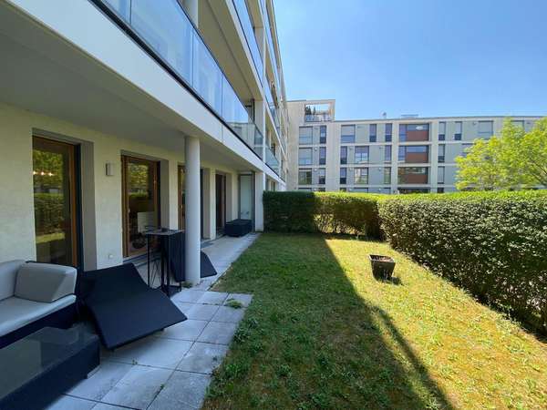 QQI: Möblierte 3-Zimmer-Gartenwohnung I Direkt am Nymphenburger Schlosspark!