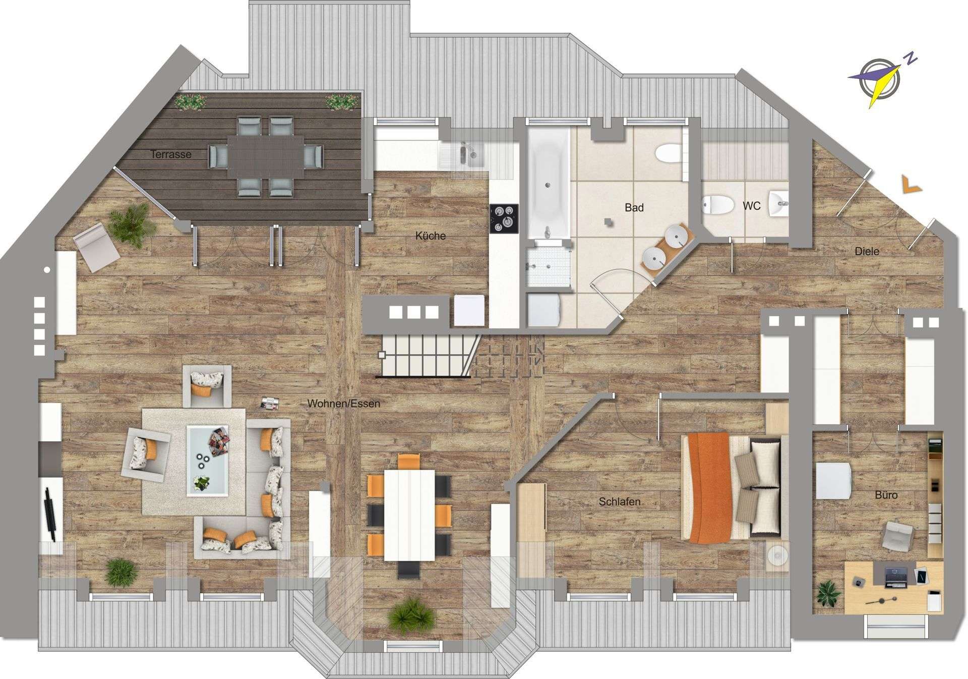 Grundriss Main