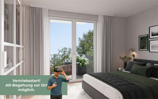 QQI: Neubau-Balkonhighlight in Aubing: 2-Zimmer-Wohnung mit Südblick